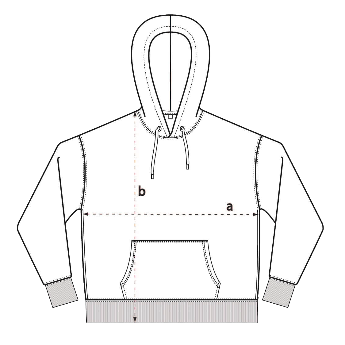 Maattabel Hoodie